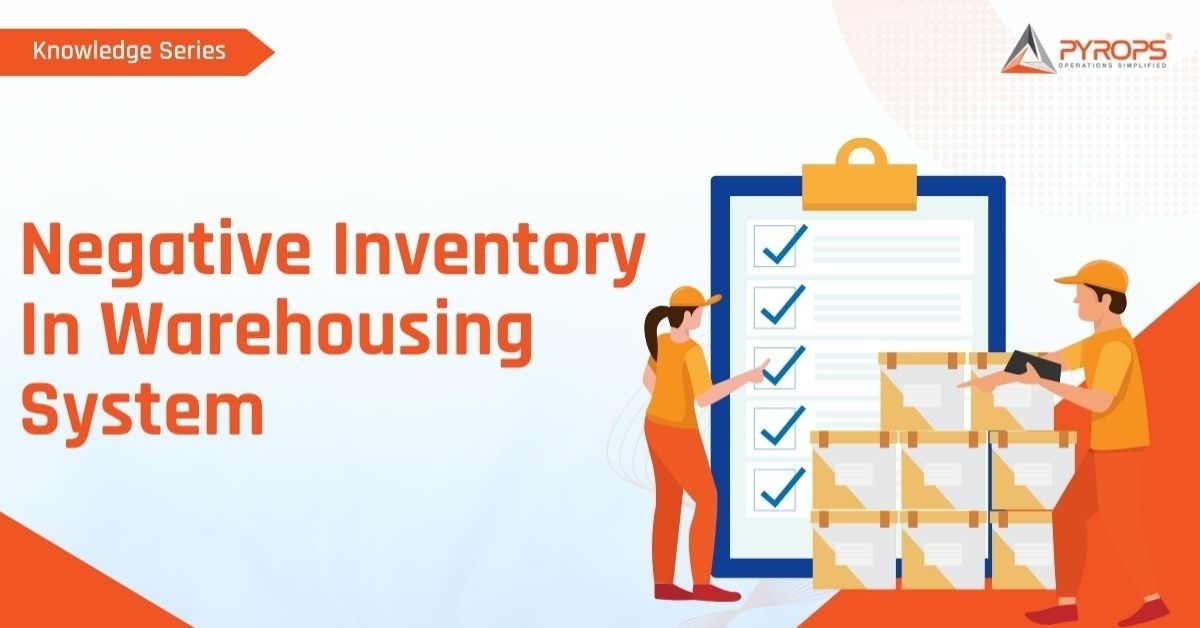 Negative Inventory in Warehousing Systems