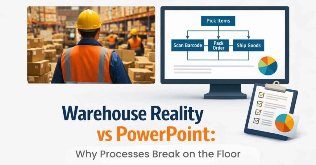 Warehouse Reality vs PowerPoint: Why Processes Break on the Floor